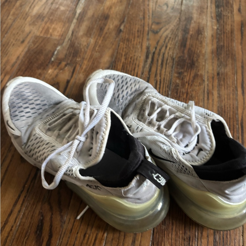 Nike White and Black Air Max Sneakers